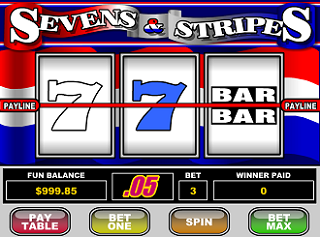 7’s and Stripes Online Video Poker