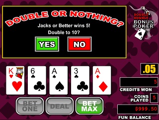 Double Double Bonus Poker - Video Poker Online