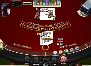 Face Up 21 Blackjack - Play Online Blackjack